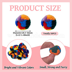 20Pcs Cotton Pom Pom Balls&nbsp;DIY-TA0014-39