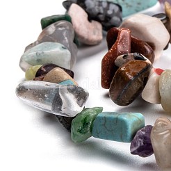 Natural & Synthetic Mixed Gemstone Beads Strands&nbsp;G-F703-13