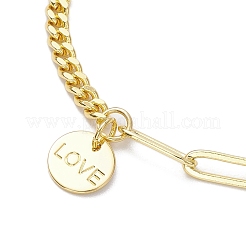 Brass Charm Bracelets&nbsp;BJEW-JB10392-02