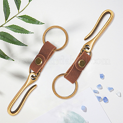 4Pcs Alloy U Shape Belt Hook Keychains&nbsp;KEYC-SC0002-19A