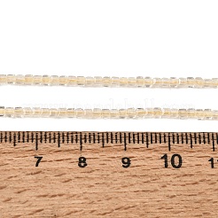 加熱された天然レモンクォーツビーズ連売り  ファセットテーブルカットキューブビーズ  2x2x2mm  穴：0.5mm  約199個/連  15.35''（39センチメートル）&nbsp;GG-CBA4808-B01-01