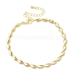 Brass Link Chain Bracelets for Women&nbsp;BJEW-K298-09G