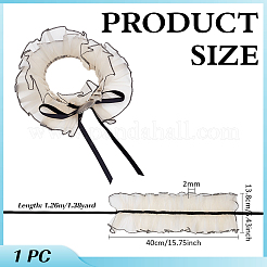 Detachable Organza False Collar for Women&nbsp;DIY-WH0816-161