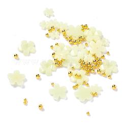 Flower Plastic Cabochons Nail&nbsp;MRMJ-I001-03F