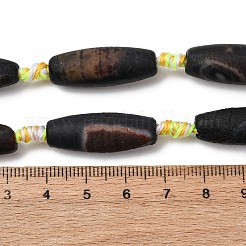 Natural Banded Agate Beads Strands&nbsp;G-B177-A01-01