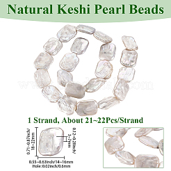 1 Strand Natural Keshi Pearl Beads Strands&nbsp;PEAR-PA0001-12