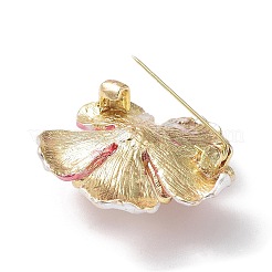 Alloy Pave Crystal Rhinestone Brooch&nbsp;JEWB-M035-04G-01