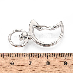 Alloy Swivel Snap Hook Clasps&nbsp;PALLOY-T090-78P