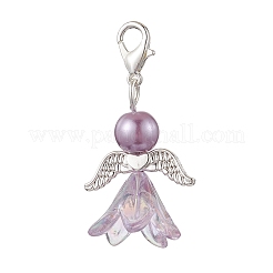 Angel Acrylic & Glass Pearl Pendant Decoration&nbsp;X1-HJEW-JM02364-01