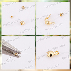 800個2色304ステンレススチールスペーサービーズ  ロンデル  ゴールデン·ステンレス鋼色  2.5x1.5mm  穴：1.4mm  400個/カラー&nbsp;STAS-BBC0009-75B
