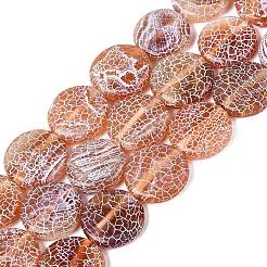 Natural Weathered Agate Beads Strands&nbsp;G-Q606-42D