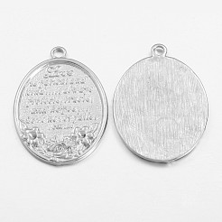 Alloy Big Pendants&nbsp;PALLOY-ZNW46215-N-FF