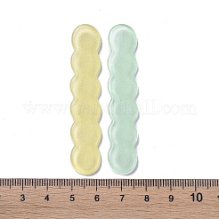 アクリルカボション  ヘアアクセサリー  長方形  62x13x4mm&nbsp;MACR-M043-01G