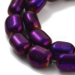 Synthetic Non-magnetic Hematite Beads Strands&nbsp;G-P545-F01-01C