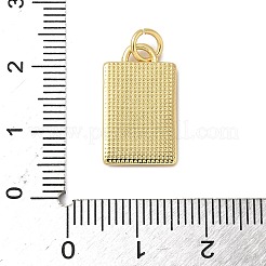 Brass Enamel Pendants&nbsp;KK-C110-37G-01