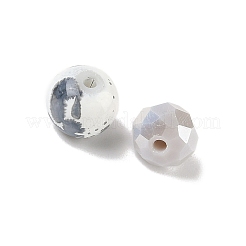 混合スタイルのガラスビーズ  混合図形  ホワイト  4~27x4~14x3~11mm  穴：1~4.5mm&nbsp;GLAA-XCP0001-70G