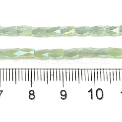 Electroplate Glass Beads Strands&nbsp;GLAA-P068-AB07