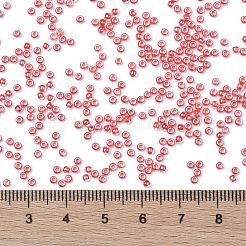 TOHOラウンドシードビーズ  日本製シードビーズ  （341)つの内側のカラークリスタル/トマトの裏地  11/0  2.2mm  穴：0.8mm  約1110PCS /ボトル  10 G /ボトル&nbsp;SEED-JPTR11-0341