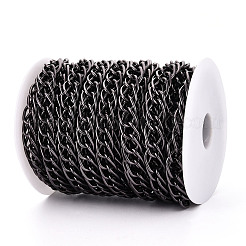 Aluminium Two Tone Rhombus Link Chains&nbsp;CHA-N004-05B