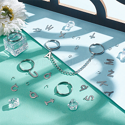 DIY Charm Adjustable Ring Making Kit&nbsp;DIY-NB0010-02