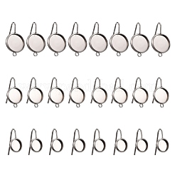 Tarnish Resistant 24Pcs 3 Size 304 Stainless Steel Dangle Earrings&nbsp;STAS-LS0001-03P