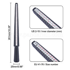 Plastic Ring Sizer Mandrel&nbsp;TOOL-WH0051-84