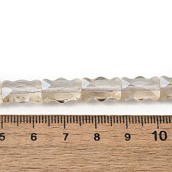 Electroplate Glass Beads Strands&nbsp;EGLA-L045-F-PL01
