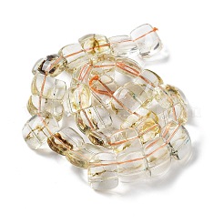 Transparent Glass Imitation Gemstone Beads Strands&nbsp;GLAA-G105-01E
