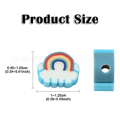 30Pcs Handmade Polymer Clay Beads&nbsp;CLAY-YW0002-26A