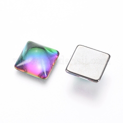 Transparent K9 Glass Cabochons&nbsp;X-GGLA-L029-01B-M01