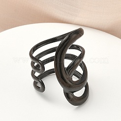 304 Stainless Steel Cuff Open Rings&nbsp;LS-RJEW-D338-02C-EB