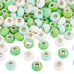100Pcs Large Hole Resin European Beads&nbsp;OPDL-TA0001-06B