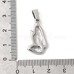 304 Stainless Steel Pendants&nbsp;STAS-G378-01P
