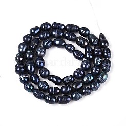 Natural Cultured Freshwater Pearl Beads Strands&nbsp;PEAR-N012-09Z