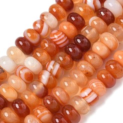 Natural Banded Agate Beads Strands&nbsp;G-F790-I01-01E