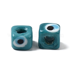 Handmade Evil Eye Lampwork European Beads&nbsp;LAMP-G143-06J