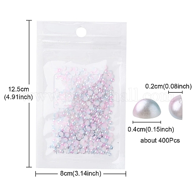 Imitation Pearl Acrylic Cabochons&nbsp;OACR-YW0001-37B-1