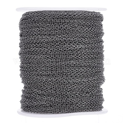 Brass Cable Chains&nbsp;CHC-034Y-B-NF-1