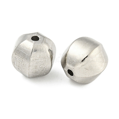 CCBプラスチックビーズ  プラチナ  ランタン  12mm  穴：1.8mm&nbsp;CCB-P013-25F-P-1
