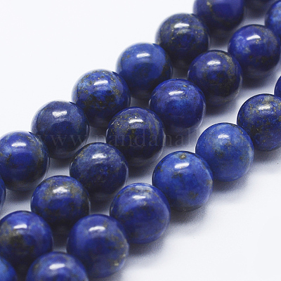 Natural Lapis Lazuli Beads Strands&nbsp;G-P348-01-4mm-1