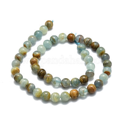 Natural Blue Calcite Beads Strands&nbsp;G-E576-09B-1