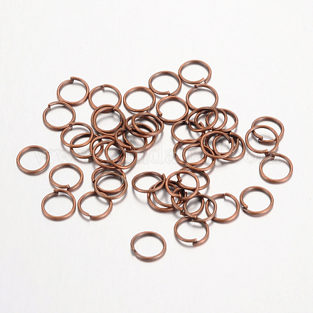 鉄オープン丸カン  ラウンド  ニッケルフリー  赤銅鉱  5x0.7mm  21ゲージ  内径：3.6mm  約20000個/1000g&nbsp;IFIN-A018-5mm-R-NF-1