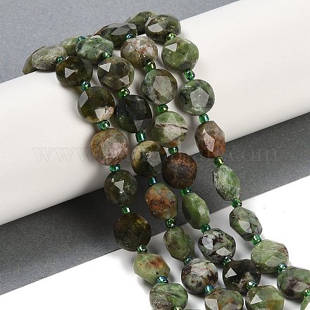 Natural Green Opal Beads Strands G-C116-A78-01-1