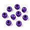 Opaque Plastic Beads, Barrel, Blue Violet, 9x6mm, Hole: 3.8mm, about 1950pcs/500g