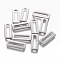 Tarnish Resistant 201 Stainless Steel Linking Rings, Rectangle, Stainless Steel Color, 20x8x1.5mm, Inner Diameter: 16x3mm