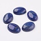 Natural Lapis Lazuli Flat Back Cabochons, Dyed, Oval, 18x13mm