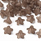 Transparent Acrylic Beads, Frosted, Flower, Chocolate, 17.5x12mm, Hole: 1.5mm, about 770pcs/500g