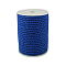 Twisted Nylon Cords, Dark Blue, 5mm, about 18~19yards/roll(16.4m~17.3m/roll)