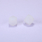 Hexagonal Silicone Beads, Ghost White, 23x17.5x23mm, Hole: 2.5mm