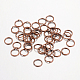 鉄オープン丸カン  ラウンド  ニッケルフリー  赤銅鉱  5x0.7mm  21ゲージ  内径：3.6mm  約20000個/1000g&nbsp;IFIN-A018-5mm-R-NF-1